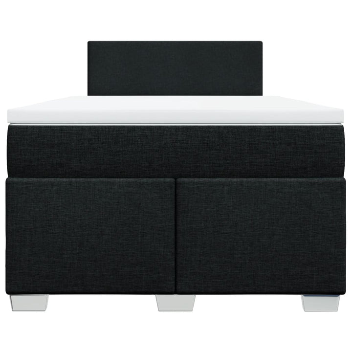 kontinentalseng med madras 120x190 cm stof sort