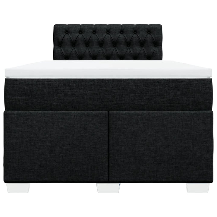 kontinentalseng med madras 120x190 cm stof sort