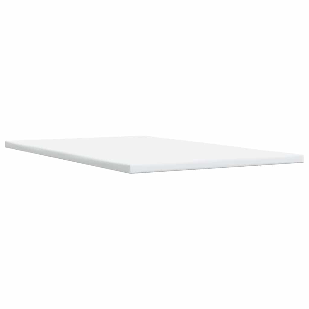 kontinentalseng med madras 120x190 cm stof cremefarvet