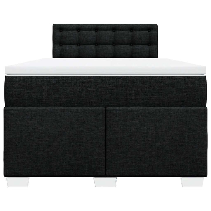 kontinentalseng med madras 120x190 cm stof sort