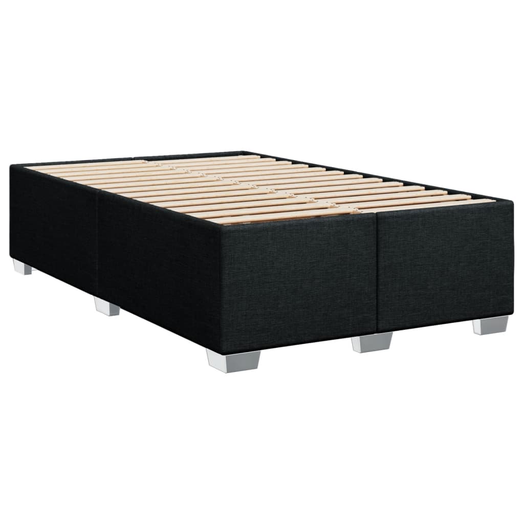 kontinentalseng med madras 120x190 cm stof sort
