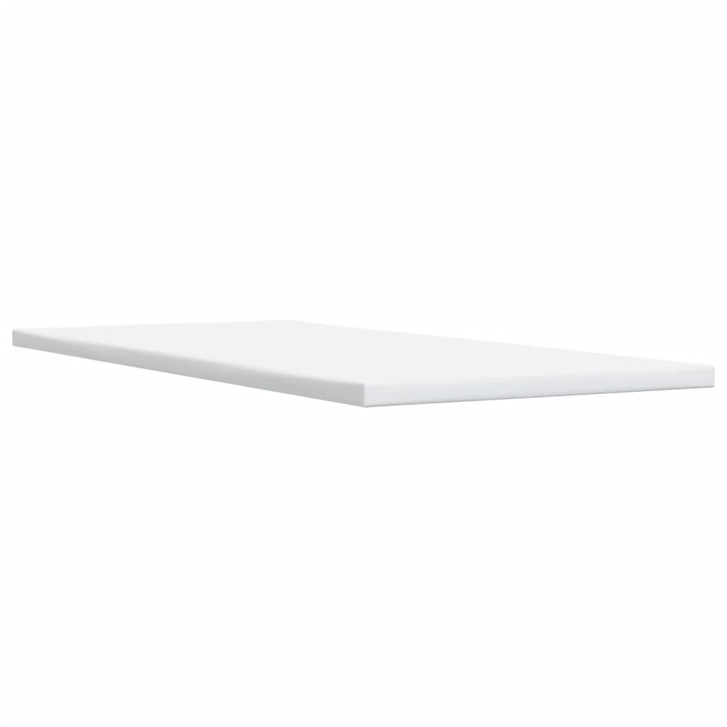 kontinentalseng 90x200 cm kunstlæder cappuccinofarvet
