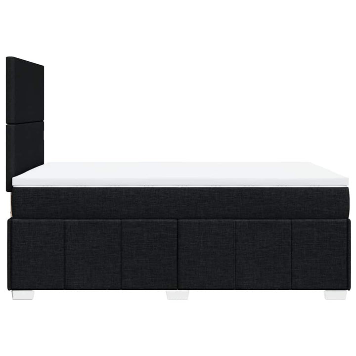 kontinentalseng med madras 120x190 cm stof sort