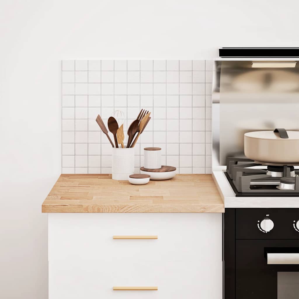 køkkenbordplade 60x63,5x2,7 cm massivt egetræ rektangulær