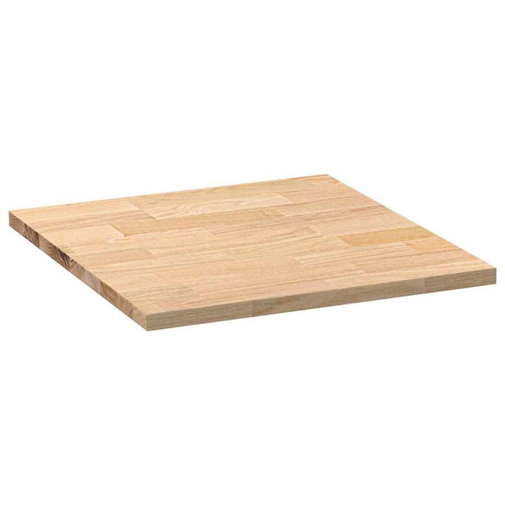 køkkenbordplade 60x63,5x2,7 cm massivt egetræ rektangulær