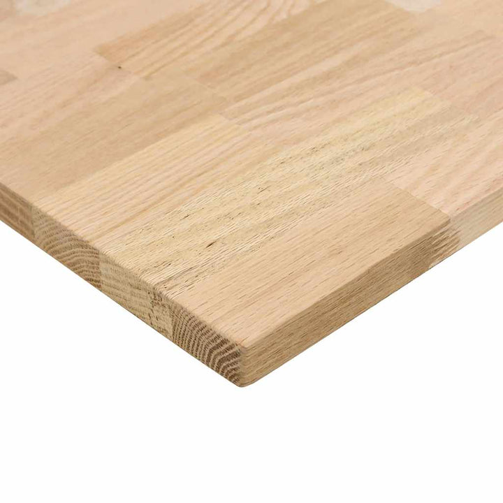 køkkenbordplade 60x63,5x2,7 cm massivt egetræ rektangulær