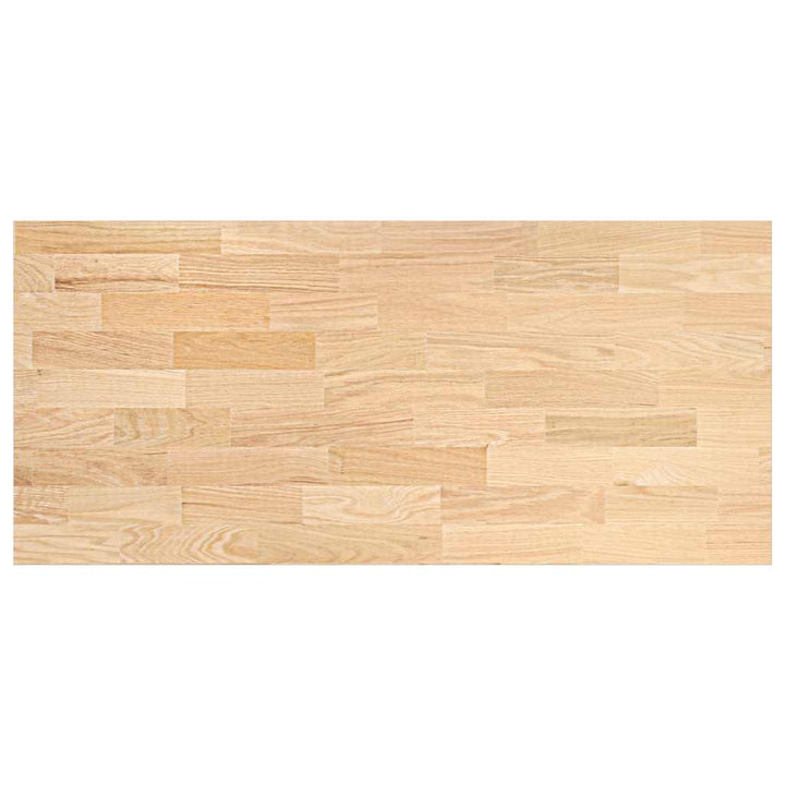 køkkenbordplade 140x63,5x2,7 cm massivt egetræ rektangulær