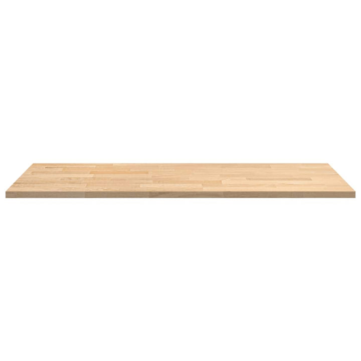 køkkenbordplade 140x63,5x2,7 cm massivt egetræ rektangulær