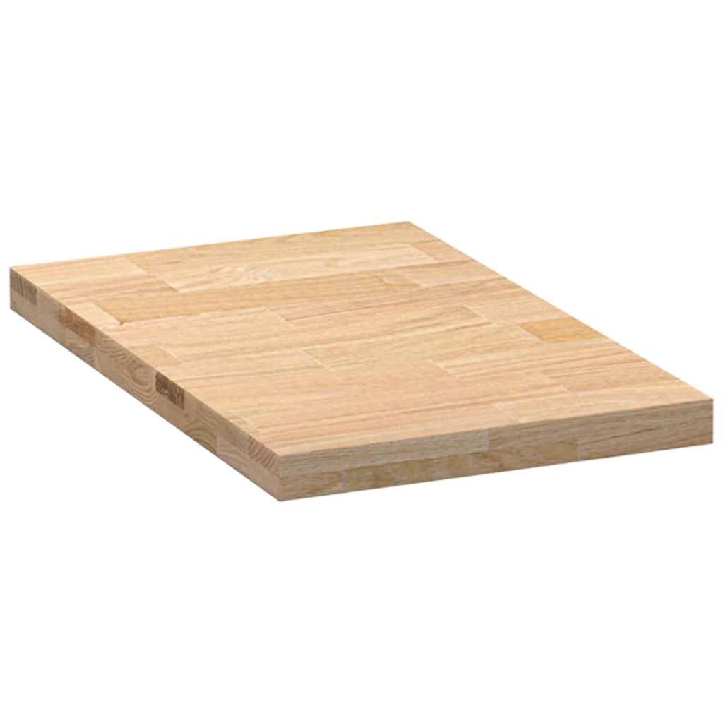 køkkenbordplade 40x63,5x4 cm massivt egetræ rektangulær