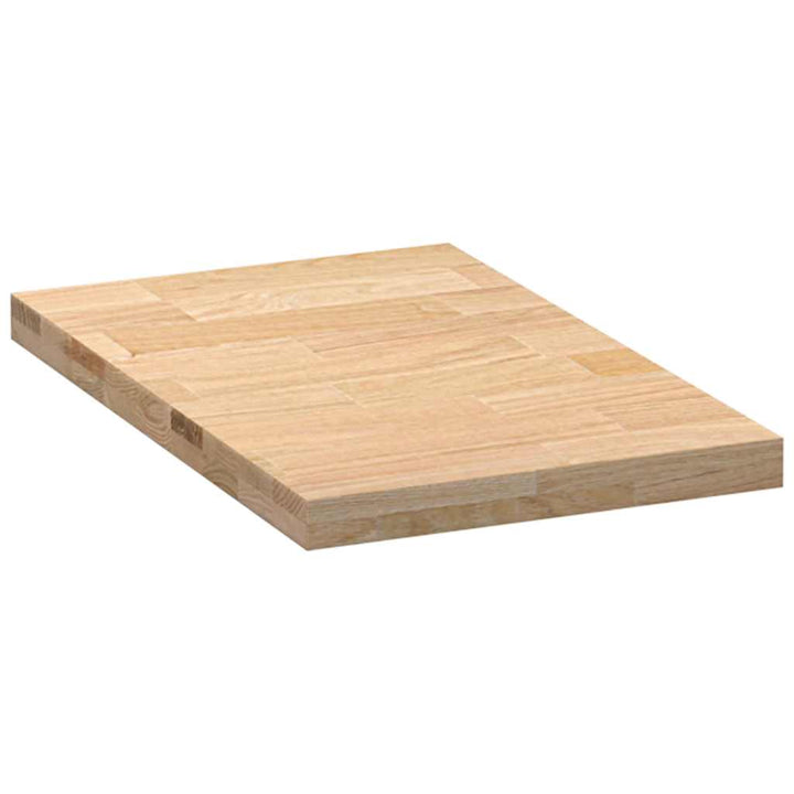 køkkenbordplade 40x63,5x4 cm massivt egetræ rektangulær