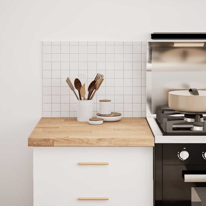 køkkenbordplade 60x63,5x4 cm massivt egetræ rektangulær
