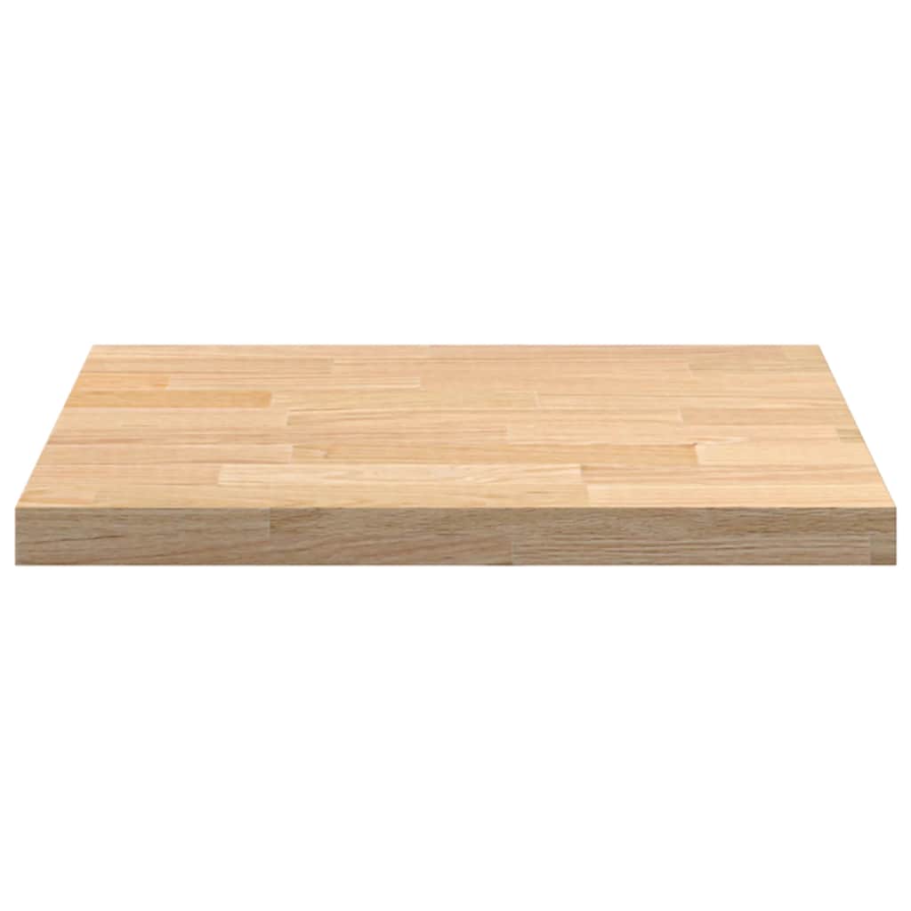 køkkenbordplade 60x63,5x4 cm massivt egetræ rektangulær