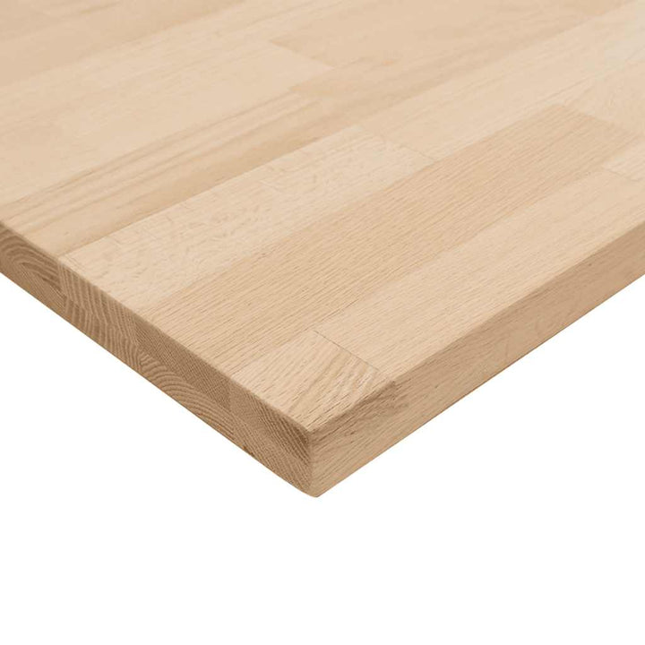 køkkenbordplade 60x63,5x4 cm massivt egetræ rektangulær