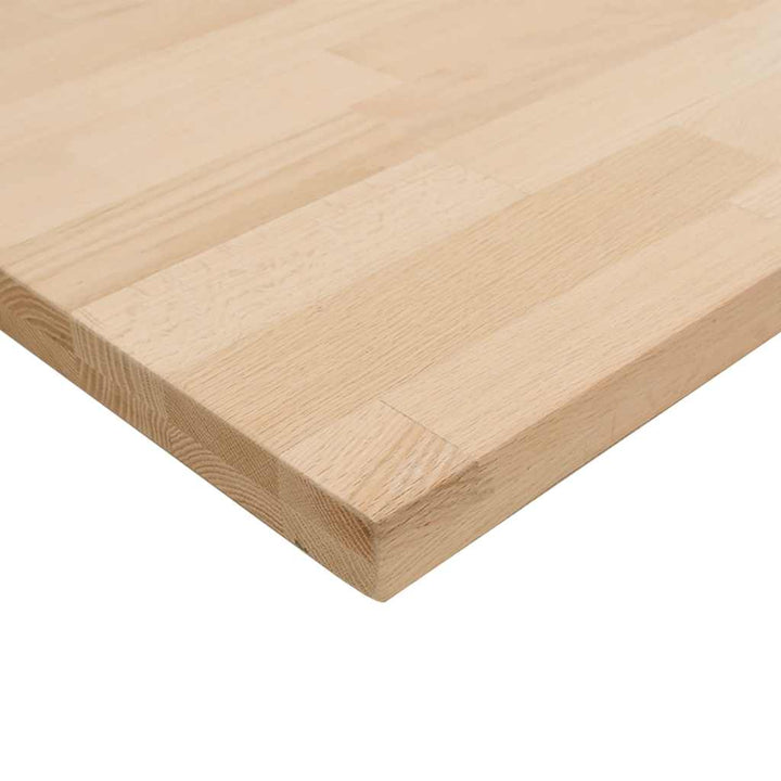 køkkenbordplade 100x63,5x4 cm massivt egetræ rektangulær
