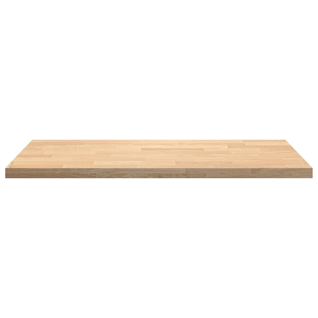 køkkenbordplade 120x63,5x4 cm massivt egetræ rektangulær