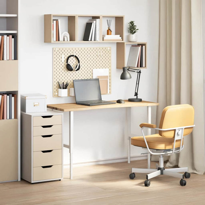 bordplade ubehandlet 120x50x2,5 cm massivt egetræ rektangulær
