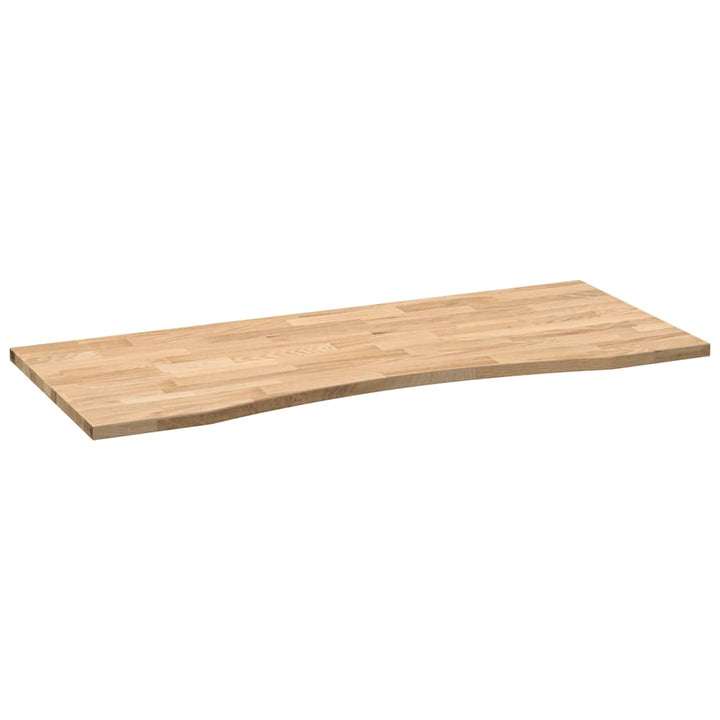 bordplade ubehandlet 120x50x2,5 cm massivt egetræ rektangulær