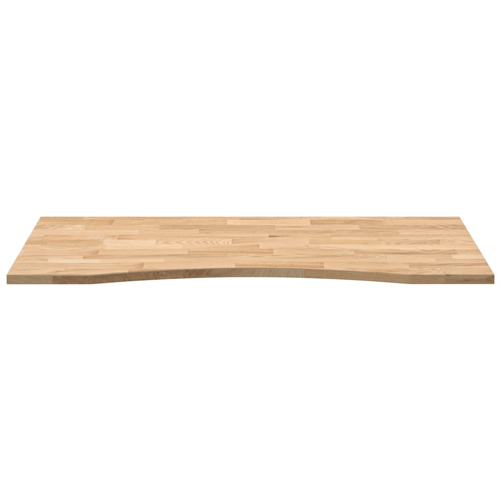 bordplade ubehandlet 120x50x2,5 cm massivt egetræ rektangulær