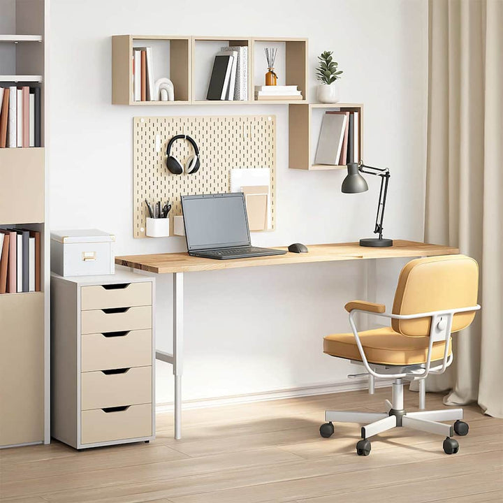 bordplade ubehandlet 160x50x2,5 cm massivt egetræ rektangulær
