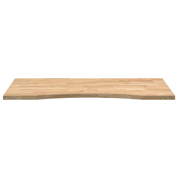 bordplade ubehandlet 100x60x2,5 cm massivt egetræ rektangulær