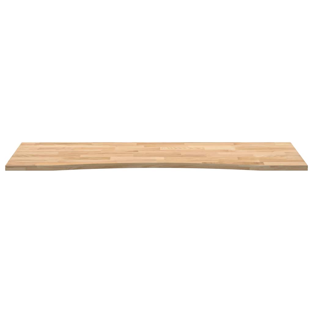 bordplade ubehandlet 140x60x2,5 cm massivt egetræ rektangulær