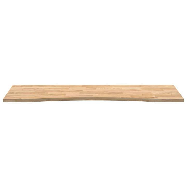bordplade ubehandlet 140x60x2,5 cm massivt egetræ rektangulær