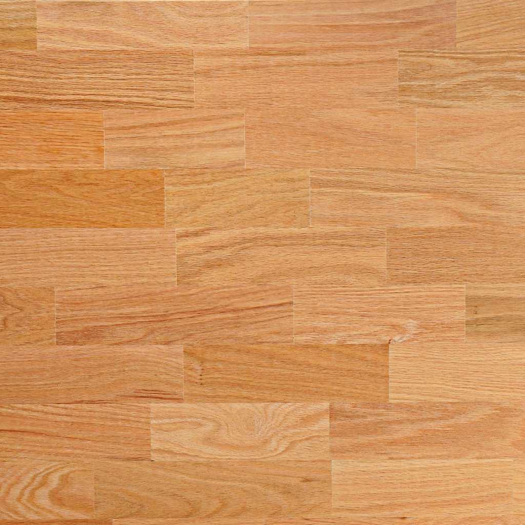 bordplade 80x60x2,5 cm massivt egetræ rektangulær lysebrun