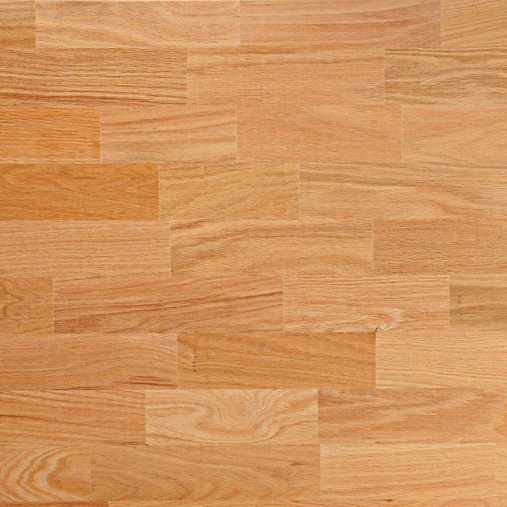 bordplade 120x60x2,5 cm massivt egetræ rektangulær lysebrun