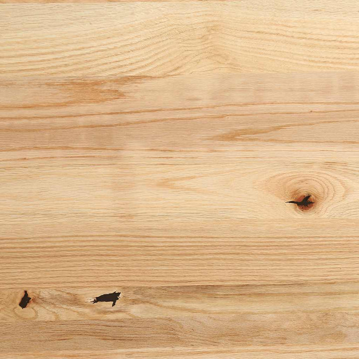 bordplade 140x60x4 cm massivt egetræ oval