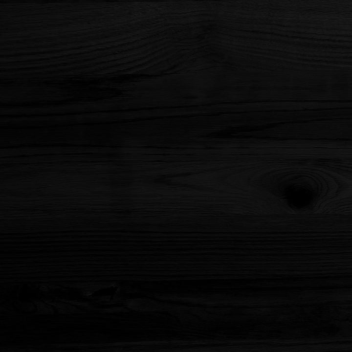 bordplade 140x60x2 cm massivt egetræ oval mørkebrun