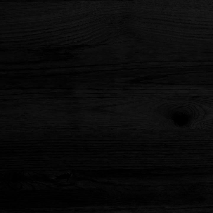bordplade 100x50x4 cm massivt egetræ oval mørkebrun