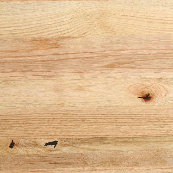 bordplade 80x40x2 cm massivt egetræ oval