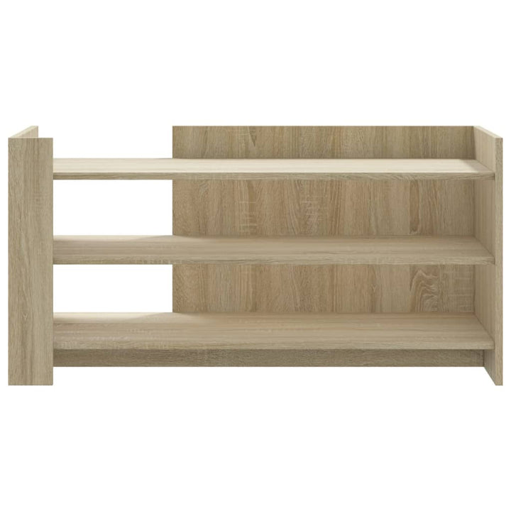 sofabord 100x50x50 cm konstrueret træ sonoma-eg
