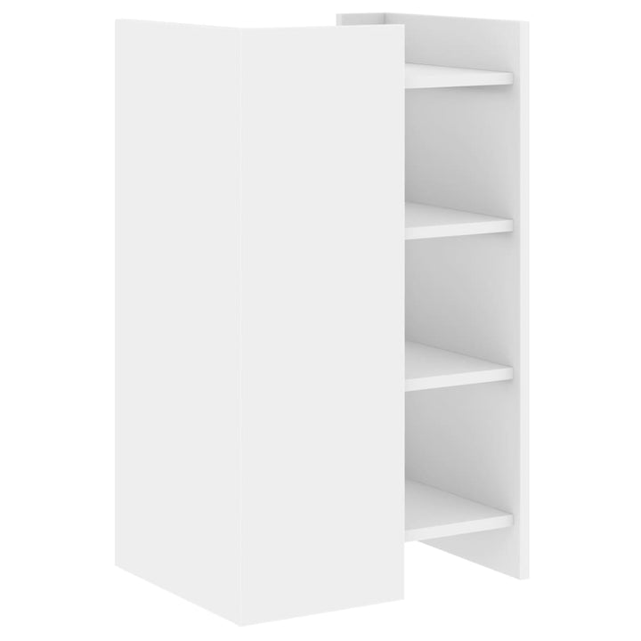 skænk 45x35x75 cm konstrueret træ hvid