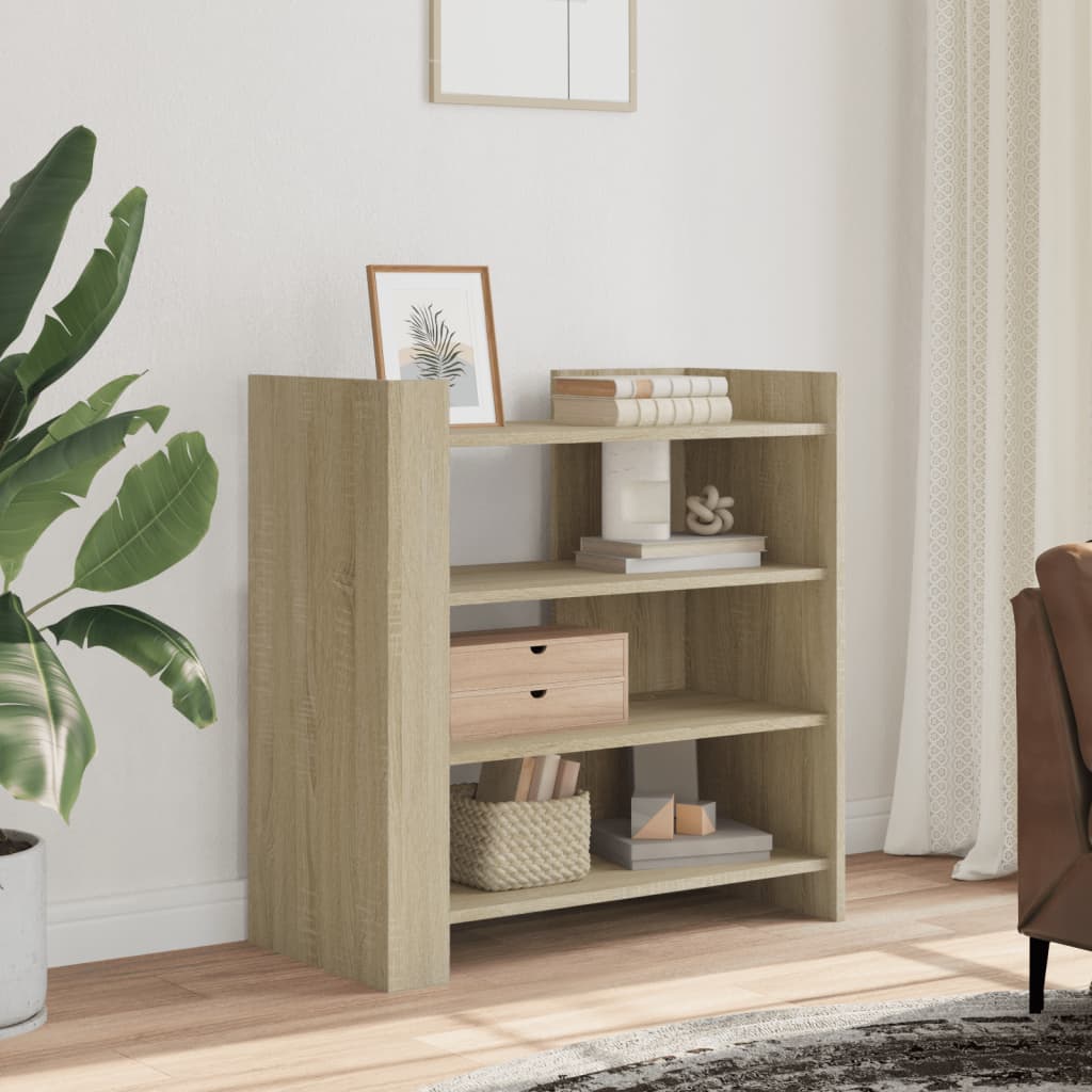 skænk 73,5x35x75 cm konstrueret træ sonoma-eg