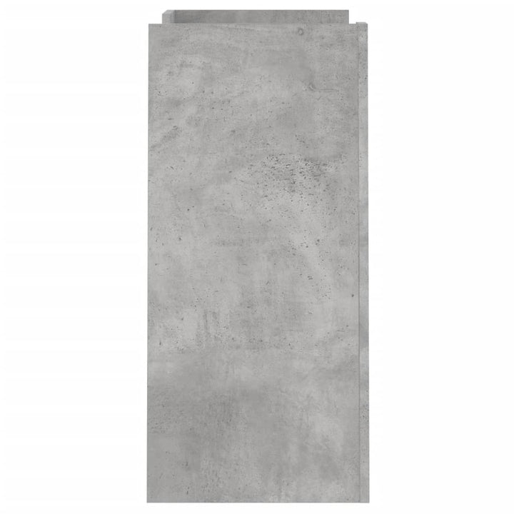 skænk 73,5x35x75 cm konstrueret træ betongrå