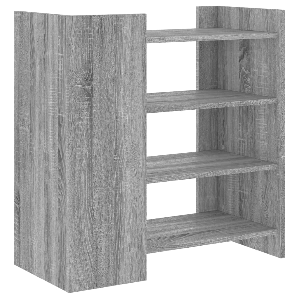 skænk 73,5x35x75 cm konstrueret træ grå sonoma-eg