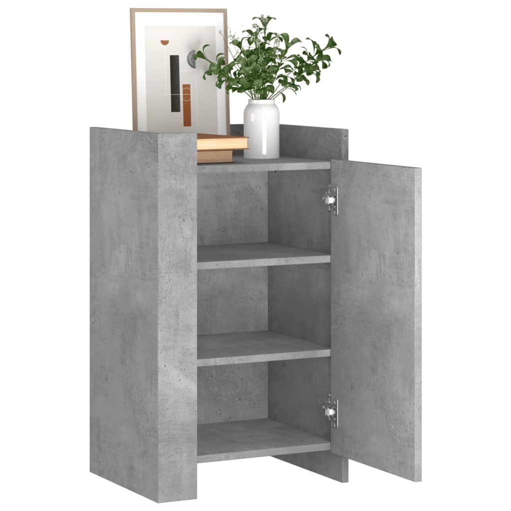 skænk 45x35x75 cm konstrueret træ betongrå