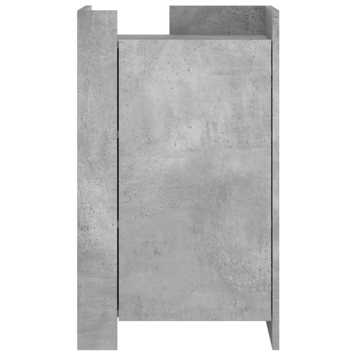 skænk 45x35x75 cm konstrueret træ betongrå