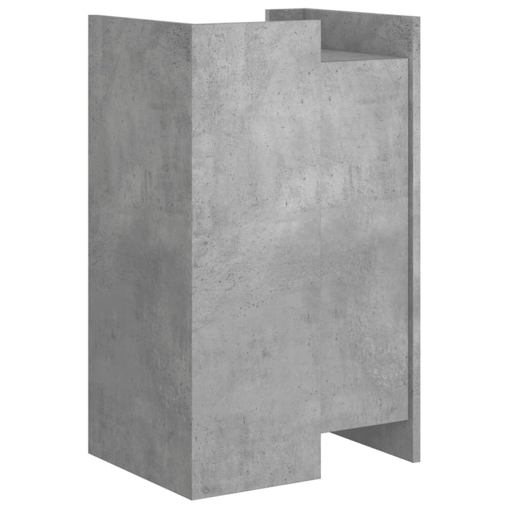 skænk 45x35x75 cm konstrueret træ betongrå