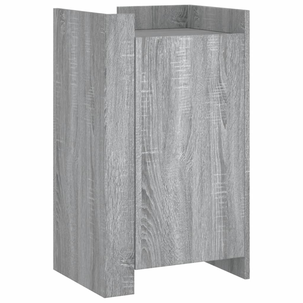 skænk 45x35x75 cm konstrueret træ grå sonoma-eg