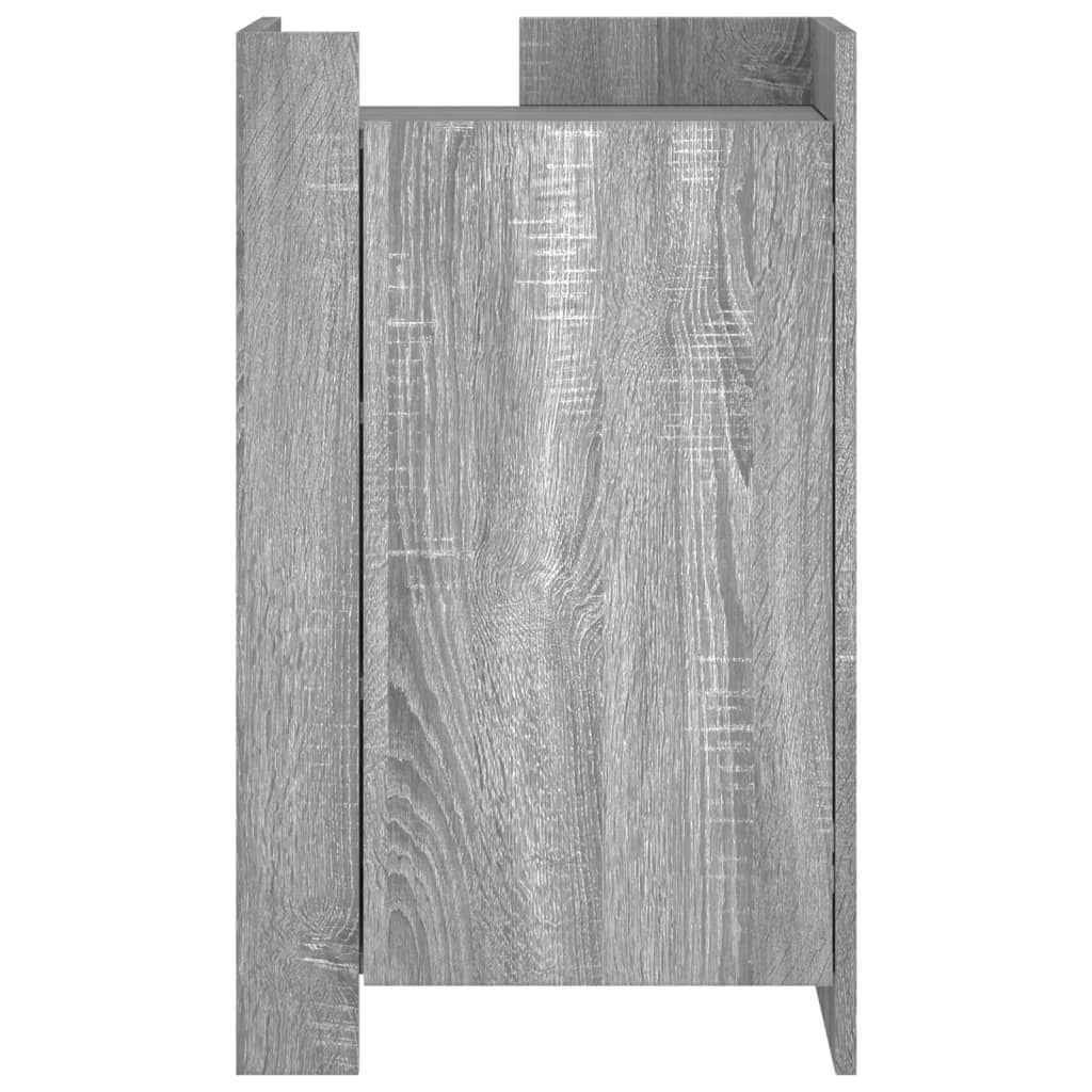 skænk 45x35x75 cm konstrueret træ grå sonoma-eg