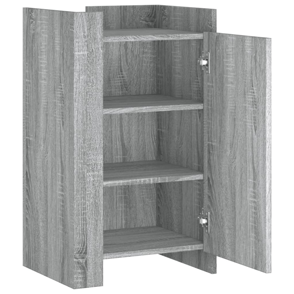 skænk 45x35x75 cm konstrueret træ grå sonoma-eg