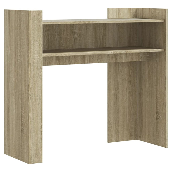 konsolbord 100x35x90 cm konstrueret træ sonoma-eg