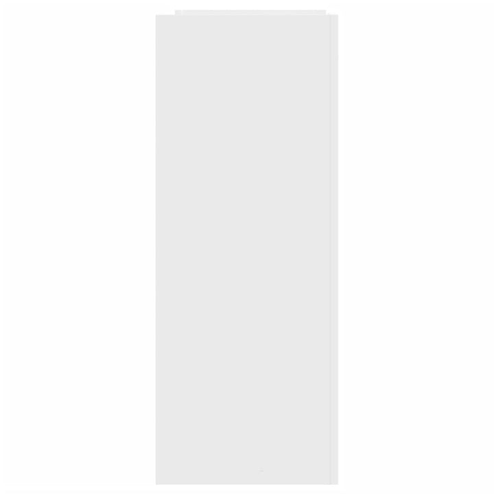 konsolbord 100x35x90 cm konstrueret træ hvid