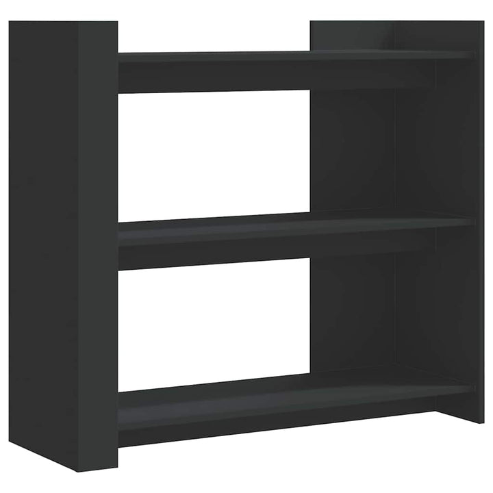 konsolbord 100x35x90 cm konstrueret træ sort