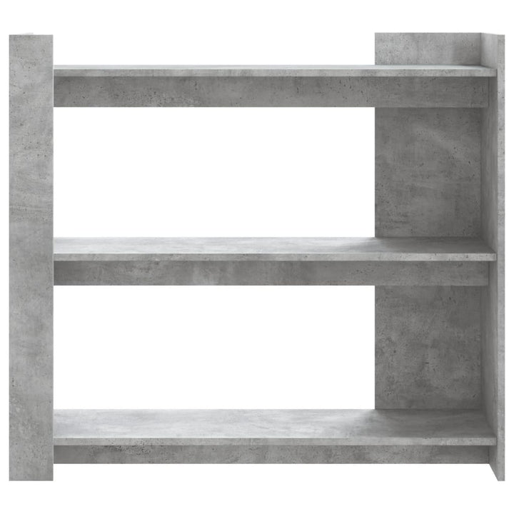 konsolbord 100x35x90 cm konstrueret træ betongrå