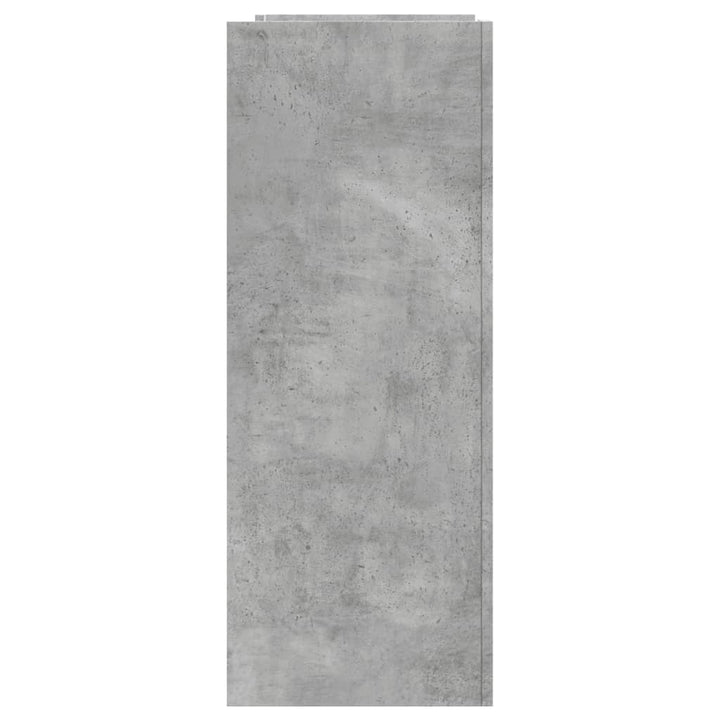 konsolbord 100x35x90 cm konstrueret træ betongrå