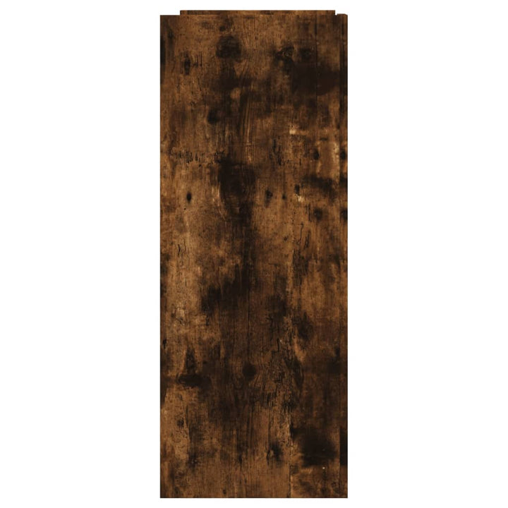 konsolbord 100x35x90 cm konstrueret træ røget egetræsfarve