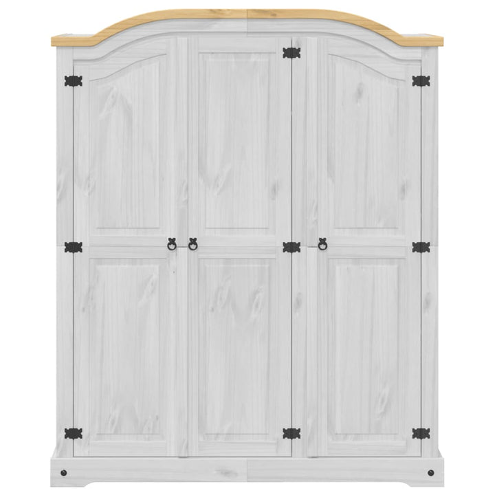 klædeskab Corona 151,5x52x186 cm massivt fyrretræ